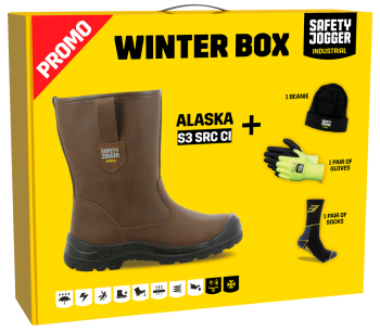 Сапоги рабочие SAFETY JOGGER PROMO ALASKA S3 Коричневые 45 photo