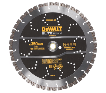 Алмазный отрезной диск DEWALT DT20464 355мм Сегментированный Бетон/Камень/Кирпич photo