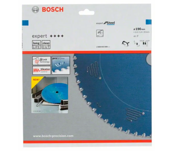 Пильный диск BOSCH Expert for Steel HLTCG-40T 190мм 2мм photo 0