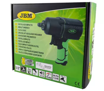 Mașină de înșurubat cu impact pneumatică JBM-53726 1650Nm 7000rot/min photo 7