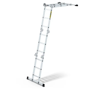 Лестница трансформер DRABEST DR-AL-DU-4X3-PRO+POD 3.45м 150kg photo 3