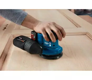 Mașină de șlefuit excentrică fără fir BOSCH GEX 185-LI PROF 125mm 18V 4Ah photo 4