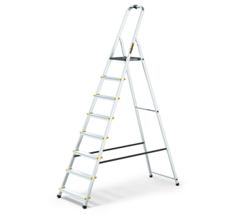 Стремянка DRABEST DR-AL-D8-PRO-Ż+CZ 1.62м 150kg photo
