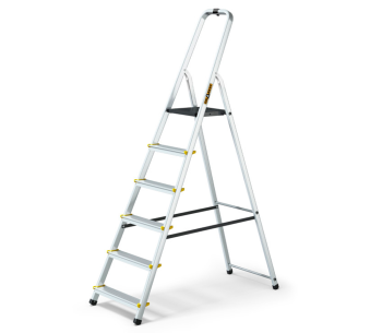 product Стремянка DRABEST DR-AL-D6-PRO-Ż+CZ 1190мм 150kg