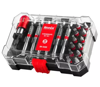 product Set 20 biți RONIX RH-5450 SL/PH/PZ/Hex/Torx 25/65mm