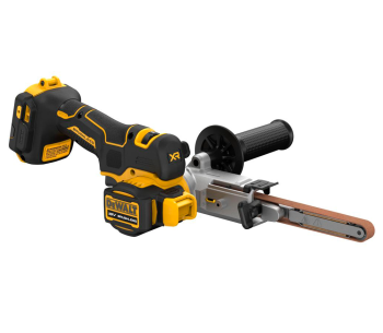 Шлифмашина ленточная аккумуляторная DEWALT DCM200E2T-QW  18В 1.7Ач photo 7