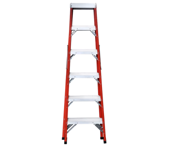 Двухсторонняя стремянка диэлектрическая SunLadders PD0905 1.42m 180kg photo 0
