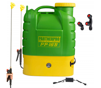 Опрыскиватель аккумуляторный PARTENERPRO PP16B 5.5бар 16л 12В 8Ач photo