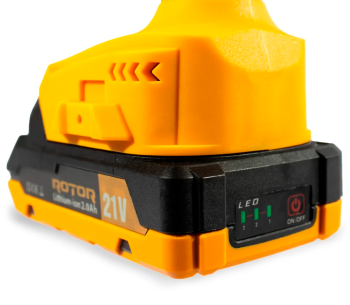 Цепная пила аккумуляторная ROTOR RMC21-6 150мм 21В 2Ач photo 2