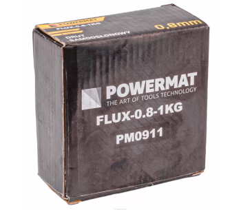 Сварочная проволока POWERMAT FLUX-0.8-1KG Порошковая 0.8мм 1kg photo 1