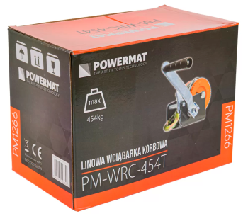 Ручная лебедка POWERMAT PM-WRC-454T 454kg 5м photo 6