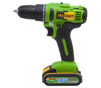Mașină de înșurubat cu acumulator ProCraft PA18C 18V 1.5Ah photo 0