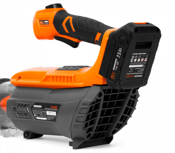 Воздуходувка аккумуляторная DAEWOO DABL 5521Li SET 10800л/мин 21В 2.5Ач photo 3