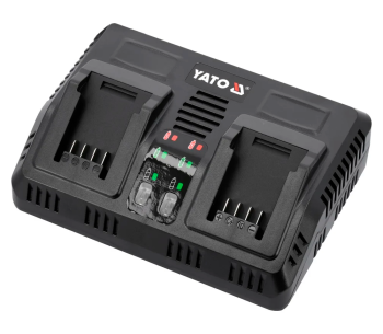Зарядное устройство двойное YATO YT828499 100вт 18В 4.8A photo 0