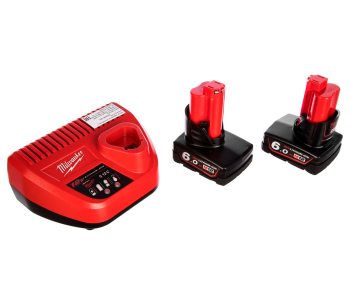 Зарядное устройство + 2 аккумулятора MILWAUKEE M12NRG-602 NRG 36вт 12В 3A photo