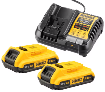 Зарядное устройство + 2 аккумулятора DEWALT DCB1104D2 72вт 12-14.4-18В 4A photo