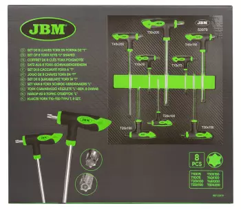 Набор отверток Т-образных отвёрток 8шт. JBM-53979 photo 1