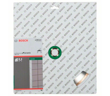 Алмазный отрезной диск BOSCH Professional for Ceramic 300мм Сплошной Керамика photo 0