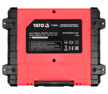 Зарядное устройство YATO YT83003 15A 12В photo 2