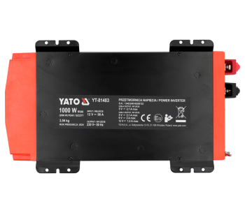 Преобразователь напряжения YATO YT81483 1квт 12В photo 3