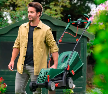Газонокосилка электрическая BOSCH UniversalRotak 37-570 1400вт 370мм photo 1