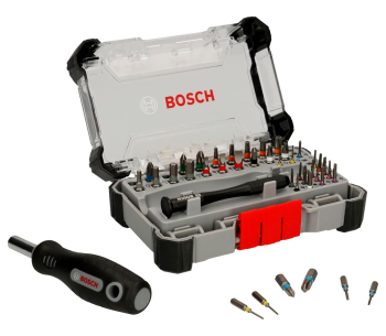 Набор бит BOSCH Precision Screwdriver Bit Set PH/PZ/SL/TX/HEX 25/75мм photo