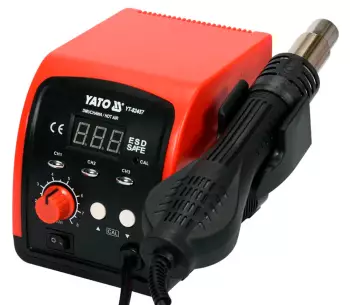 Паяльная станция с феном YATO YT82457 750вт 500°C Сетевой photo