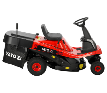 Бензиновая самоходная газонокосилка-трактор YATO YT85550 760мм 12лс photo 14