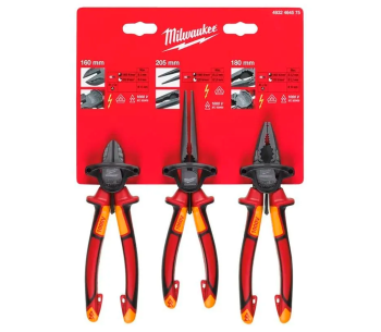 Set de clești VDE 3buc MILWAUKEE Milwaukee Plier Set photo 0