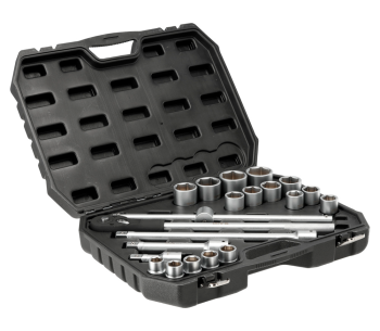 Set de socuri 3/4" 21 piese YT-13351 19-50 mm photo