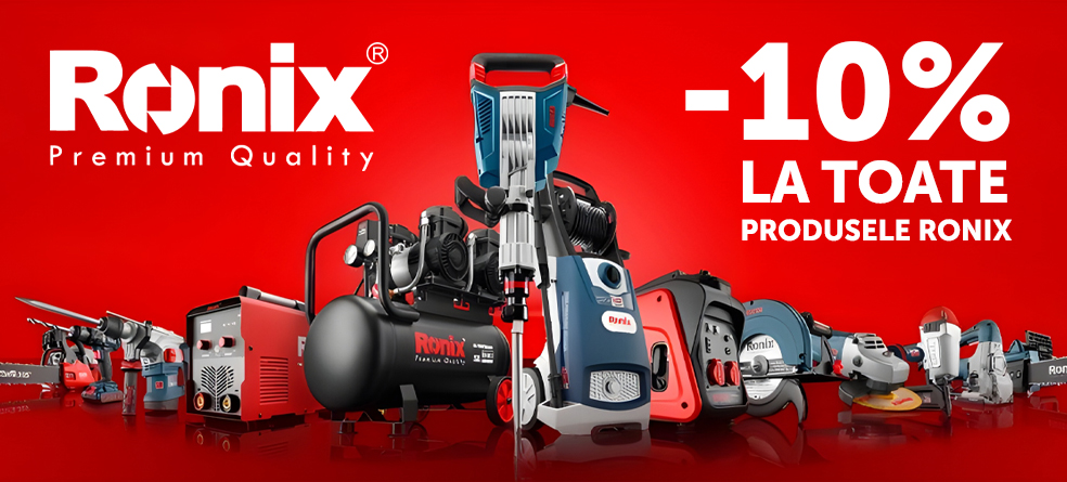 10% Reducere la toata gama de instrumente RONIX promo