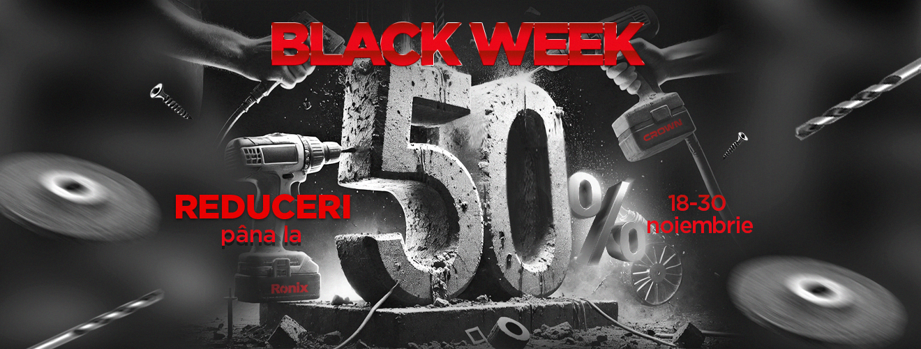 De Black Friday ai până la 50% reducere la instrumente și echipament electric promo
