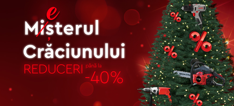 Reduceri de Revelion de până la 40% la instrumente și utilaje promo