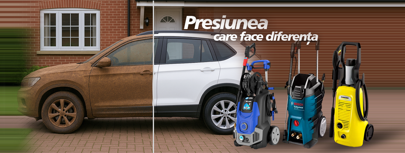 Alege aparat de spălat cu presiune cu reducere de până la 30% promo